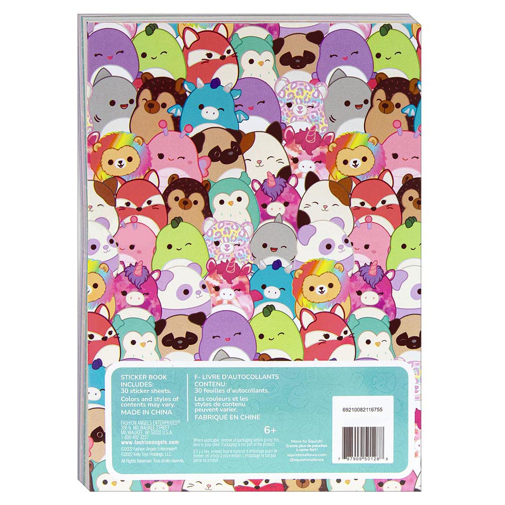 Foto 8 pulgar | Libro De Pegatinas Fashion Angels Squishmallows, Más De 1000 Pegatinas - Venta Internacional.