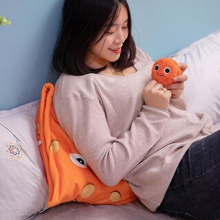 Foto 5 | Almohada De Peluche De Peluche, Suave Terciopelo Coral, 40 Cm, Corte Creativo - Venta Internacional.