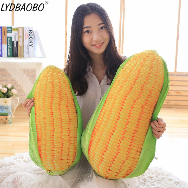 Peluche De Peluche Lydbaobo, Maíz De Simulación Gigante, 50 Cm, Relleno De Algodón - Venta Internacional.