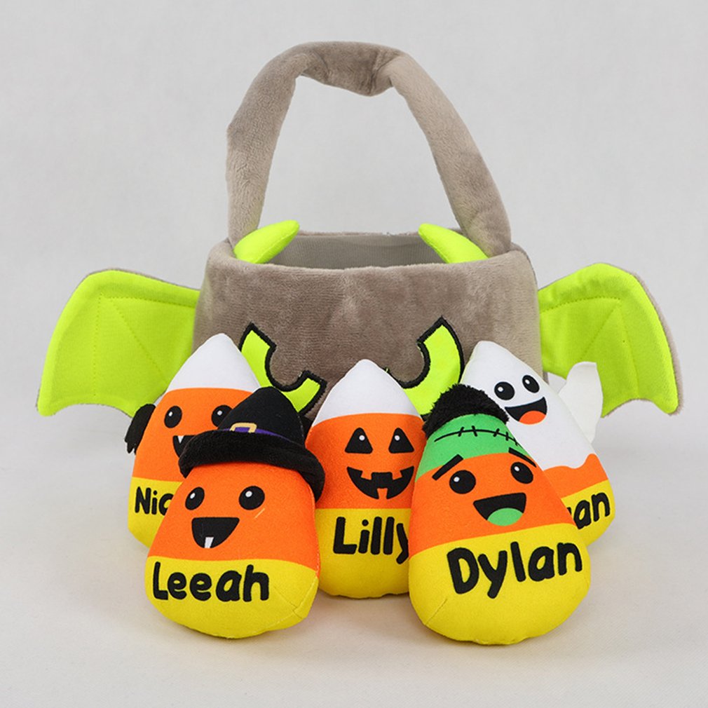 Foto 4 pulgar | Cesta De Caramelos De Peluche Estilo Halloween Para Niños - Venta Internacional.