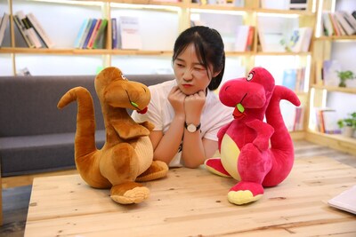 Foto 1 | Muñeco De Peluche Gigante Con Dibujos Animados De Dinosaurio Tyranno Para Niños De 2 A 15 Años - Venta Internacional.