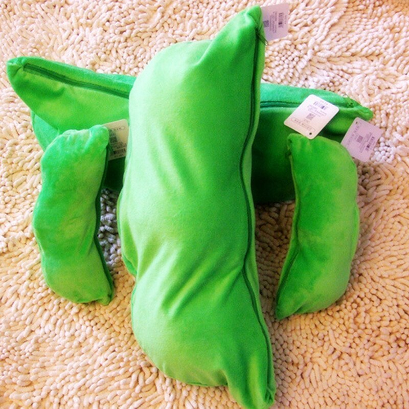 Foto 3 pulgar | Almohada De Felpa Para Sofá, Decorativa, Suave, 45 Cm, Con Forma De Guisantes Amarillos - Venta Internacional.