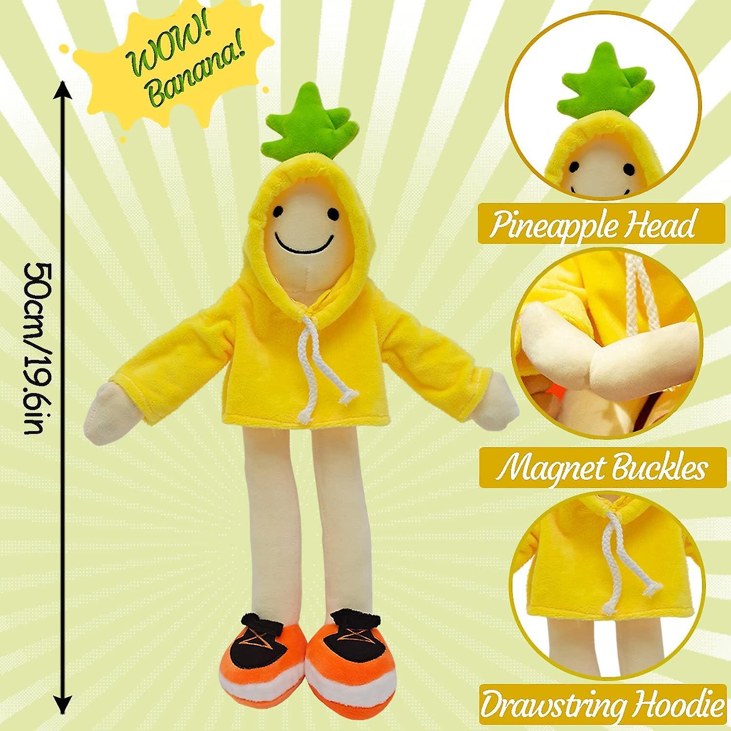 Foto 4 pulgar | Muñeco De Peluche Banana Man, Piña, Plátano Y Piña - Venta Internacional.