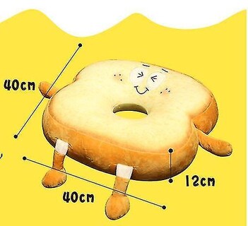 Foto 3 | Rebanada De Pan Tostado De Peluche, 40 Cm - Venta Internacional.