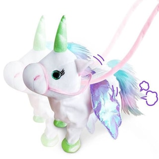 Foto 2 | Juguete De Peluche Eléctrico Con Forma De Unicornio Para Caminar - Venta Internacional.
