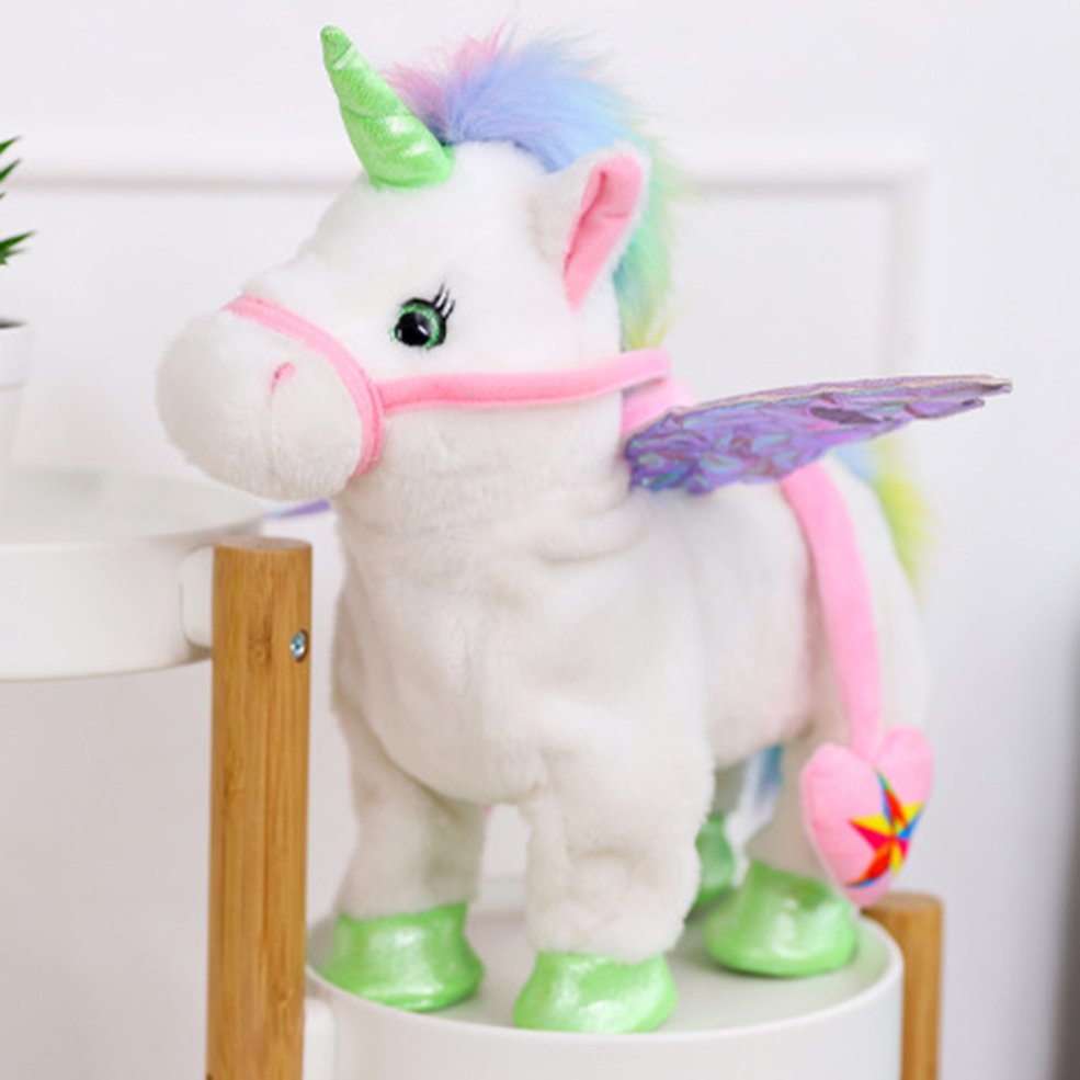 Foto 5 pulgar | Juguete De Peluche Eléctrico Con Forma De Unicornio Para Caminar - Venta Internacional.