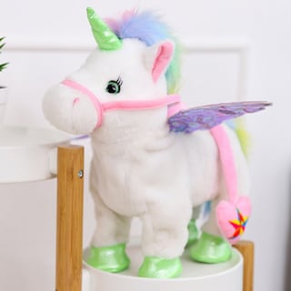 Foto 4 | Juguete De Peluche Eléctrico Con Forma De Unicornio Para Caminar - Venta Internacional.