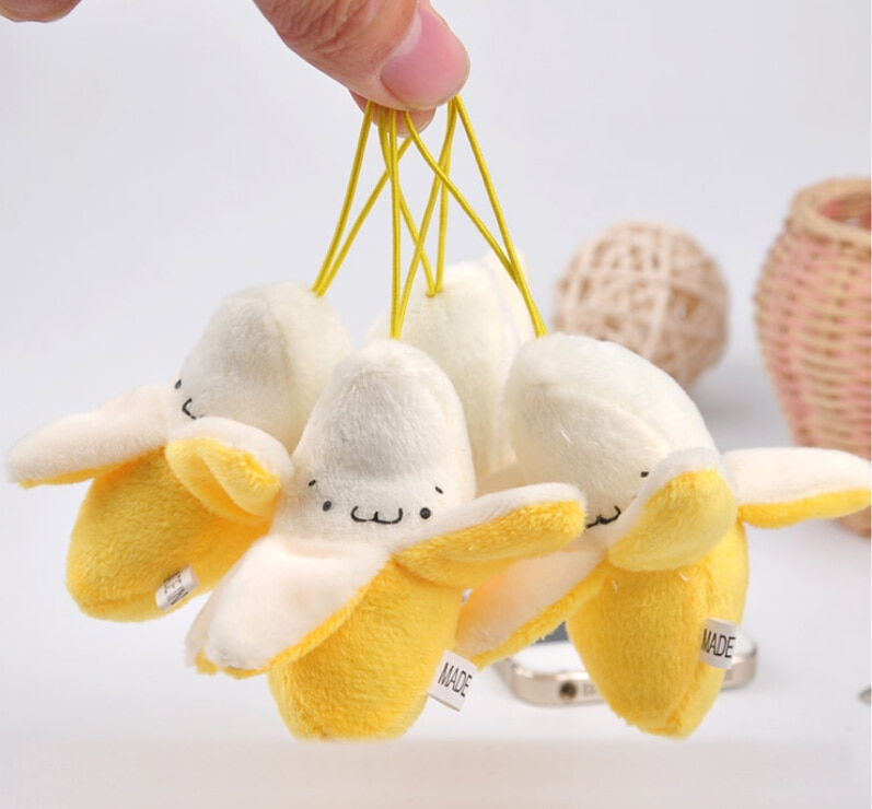 Foto 2 pulgar | Colgante De Plátano De Peluche De 8 Cm Con Correa Para Teléfono Móvil, Juego De 10 - Venta Internacional.