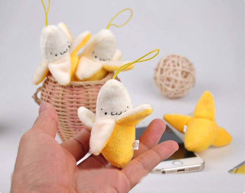 Foto 4 pulgar | Colgante De Plátano De Peluche De 8 Cm Con Correa Para Teléfono Móvil, Juego De 10 - Venta Internacional.