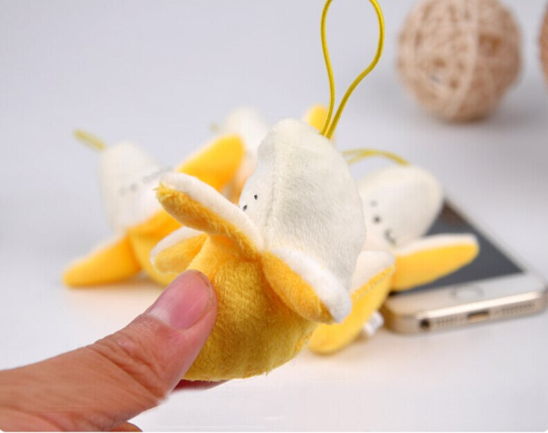 Foto 6 pulgar | Colgante De Plátano De Peluche De 8 Cm Con Correa Para Teléfono Móvil, Juego De 10 - Venta Internacional.