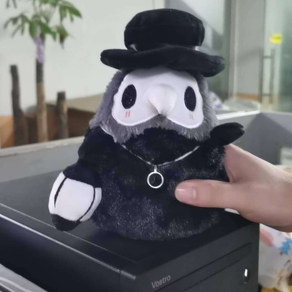 Foto 6 pulgar | Peluche Con Dibujos Animados Plague Doctor, 20 Cm - Venta Internacional.