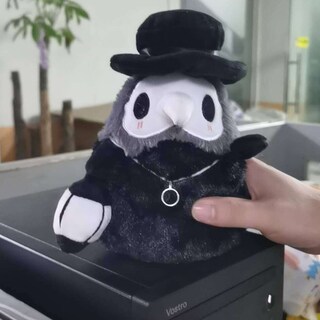 Foto 5 | Peluche Con Dibujos Animados Plague Doctor, 20 Cm - Venta Internacional.