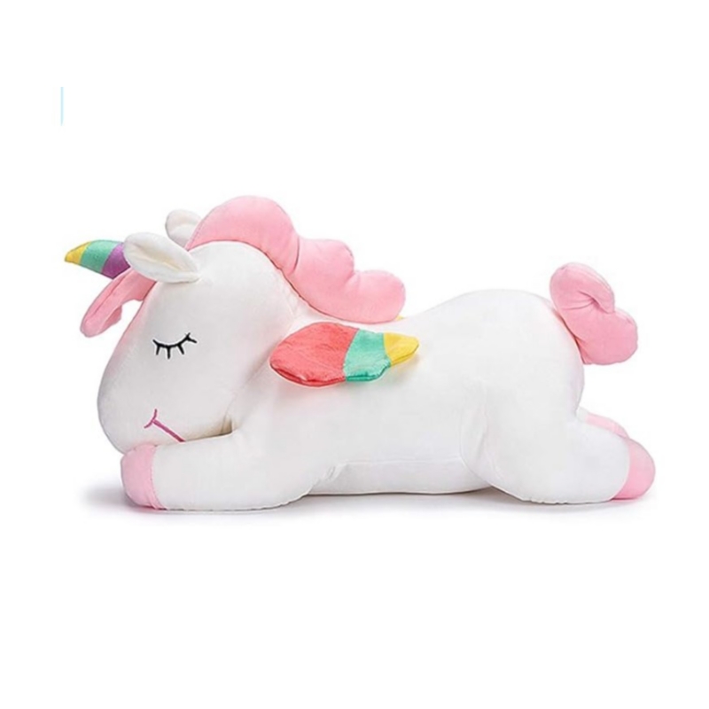 Foto 2 pulgar | Peluche con Forma de Unicornio 25 cm Blanco Calidad Kawaii - Venta Internacional