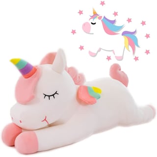 Foto 2 | Peluche con Forma de Unicornio 25 cm Blanco Calidad Kawaii - Venta Internacional
