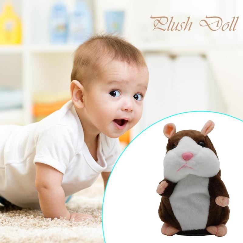 Foto 7 pulgar | Juguete Hámster Navideño de Peluche Parlante 15 cm - Venta Internacional
