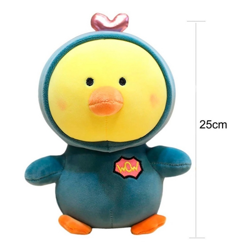 Foto 3 pulgar | Pijama De Peluche Con Pollo Relleno, Azul, Supersuave - Venta Internacional.