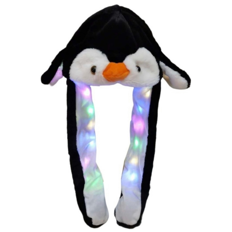 Foto 2 pulgar | Sombrero Con Orejas De Conejo En Movimiento Y Luces Para Niños Y Adultos - Venta Internacional.