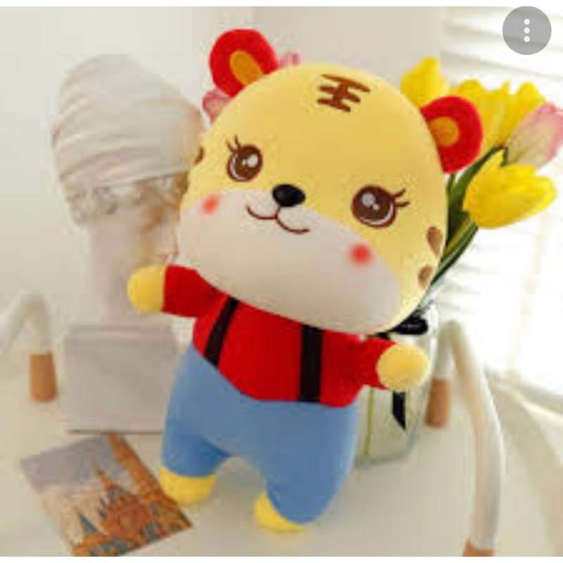Foto 3 pulgar | Tigre De Peluche Con Pantalones, 25 Cm, Estilo Kawaii, Unisex - Venta Internacional.