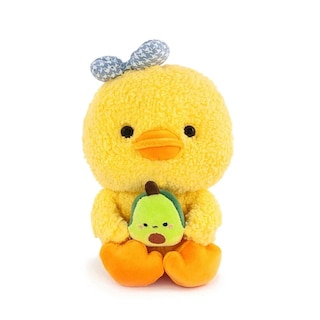 Foto 1 | Peluche De Peluche De Pato Amarillo Con Cinta, 24 Cm - Venta Internacional.