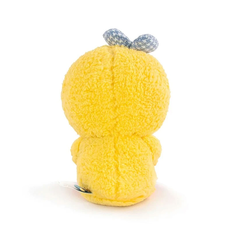 Foto 4 pulgar | Peluche De Peluche De Pato Amarillo Con Cinta, 24 Cm - Venta Internacional.