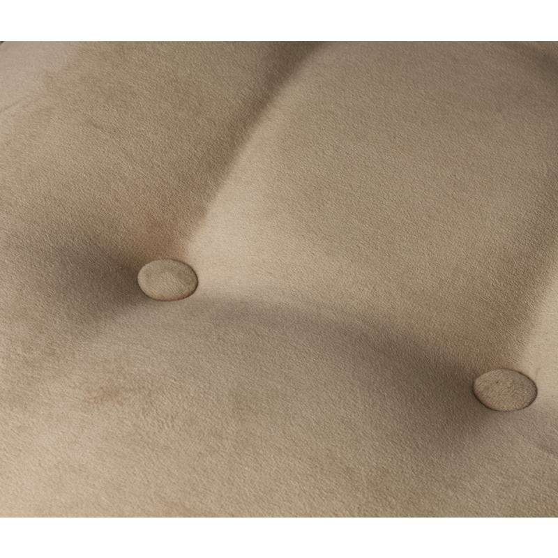 Foto 7 pulgar | Puf Maximum Design De Felpa Beige De 55 X 45 X 45 Cm - Venta Internacional.