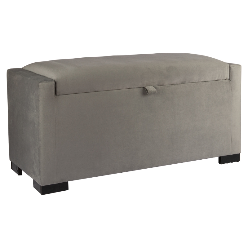 Foto 2 pulgar | Gabardina Leyzy Trunk De Felpa Gris, 40 X 55 X 105 Cm, Tamaño Máximo - Venta Internacional.