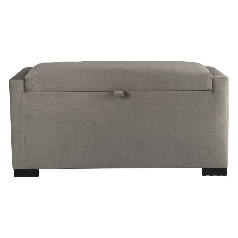 Foto 3 pulgar | Gabardina Leyzy Trunk De Felpa Gris, 40 X 55 X 105 Cm, Tamaño Máximo - Venta Internacional.