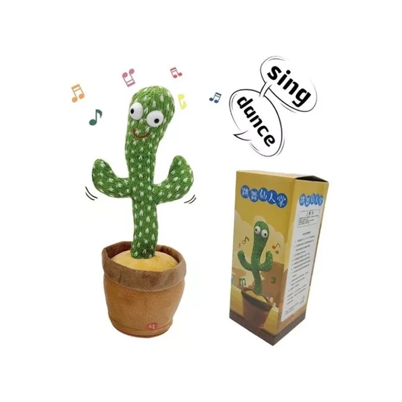 Foto 5 pulgar | Juguete Musical De Peluche Con Forma De Cactus Bailarin Imita - Venta Internacional.