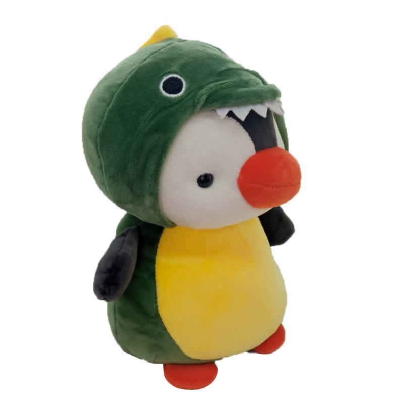 Foto 5 pulgar | Peluche Pingüino Dinosaurio Kawaii De 25 Cm Con Tela Supersuave - Venta Internacional.