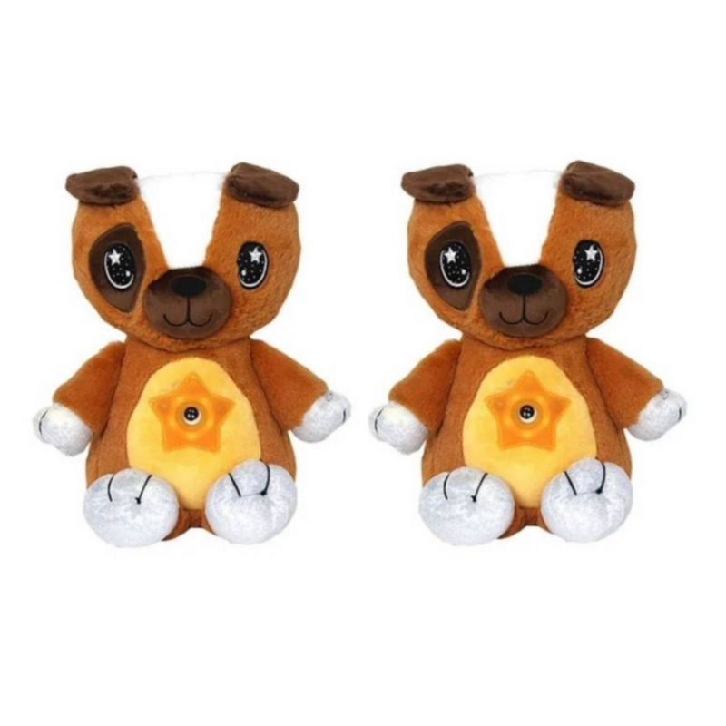 Proyector Plush Toys, Lámpara Para Dormir Con Forma De Oso Cuco, Paquete De 2 - Venta Internacional.