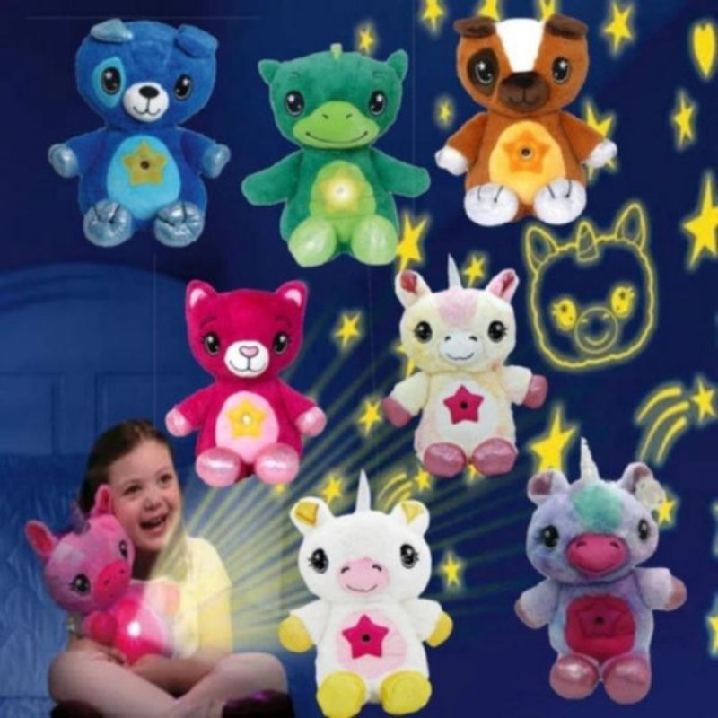 Foto 3 pulgar | Proyector Plush Toys, Lámpara Para Dormir Con Forma De Oso Cuco, Paquete De 2 - Venta Internacional.