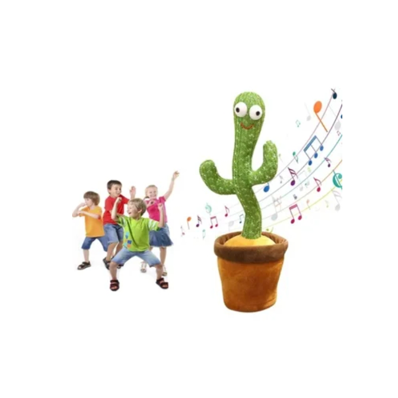 Foto 2 pulgar | Bailarina De Peluche Con Forma De Cactus Con Repetidor De Voz Y Música Para Niños - Venta Internacional.