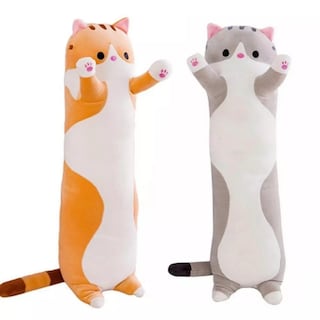 Foto 1 | Cojín De Peluche Con Forma De Gatito, 60 Cm, Diseño Kawaii Cat Embrace - Venta Internacional.