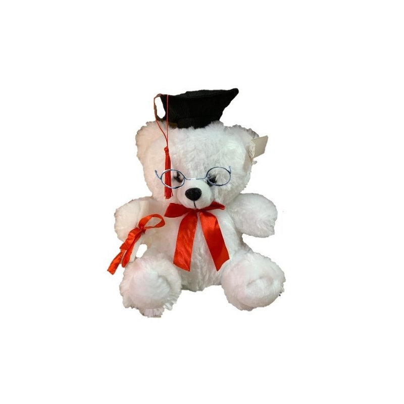 Foto 2 pulgar | Oso De Graduación De Felpa De 30 Cm Con Gorra Y Certificado Para Niños - Venta Internacional.