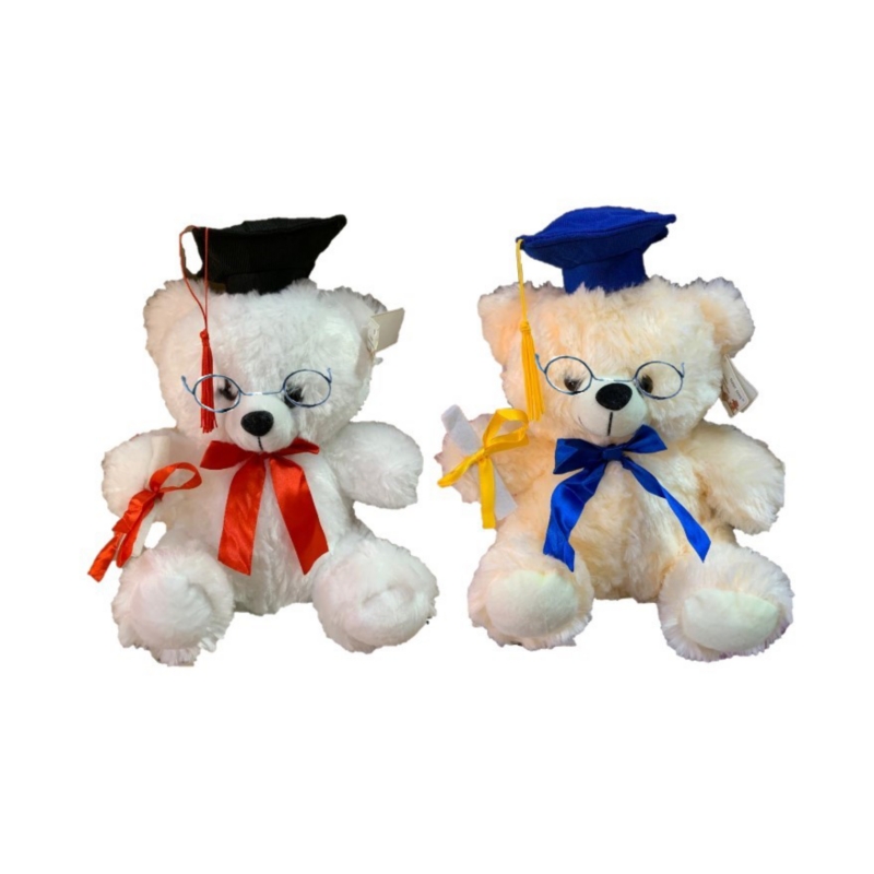 Foto 4 pulgar | Oso De Graduación De Felpa De 30 Cm Con Gorra Y Certificado Para Niños - Venta Internacional.