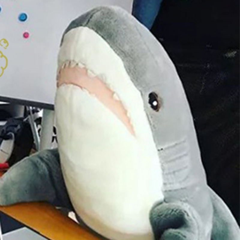 Foto 2 | Peluche De Peluche Con Forma De Tiburón, 45 Cm, Supersuave Y Corto - Venta Internacional.