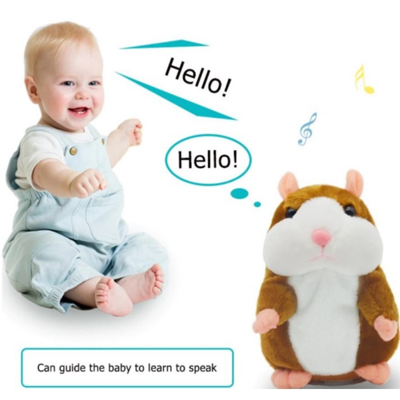 Foto 3 pulgar | Hámster De Peluche Parlante Que Repite Todas Las Conversaciones, 15 Cm, Para Niños - Venta Internacional.