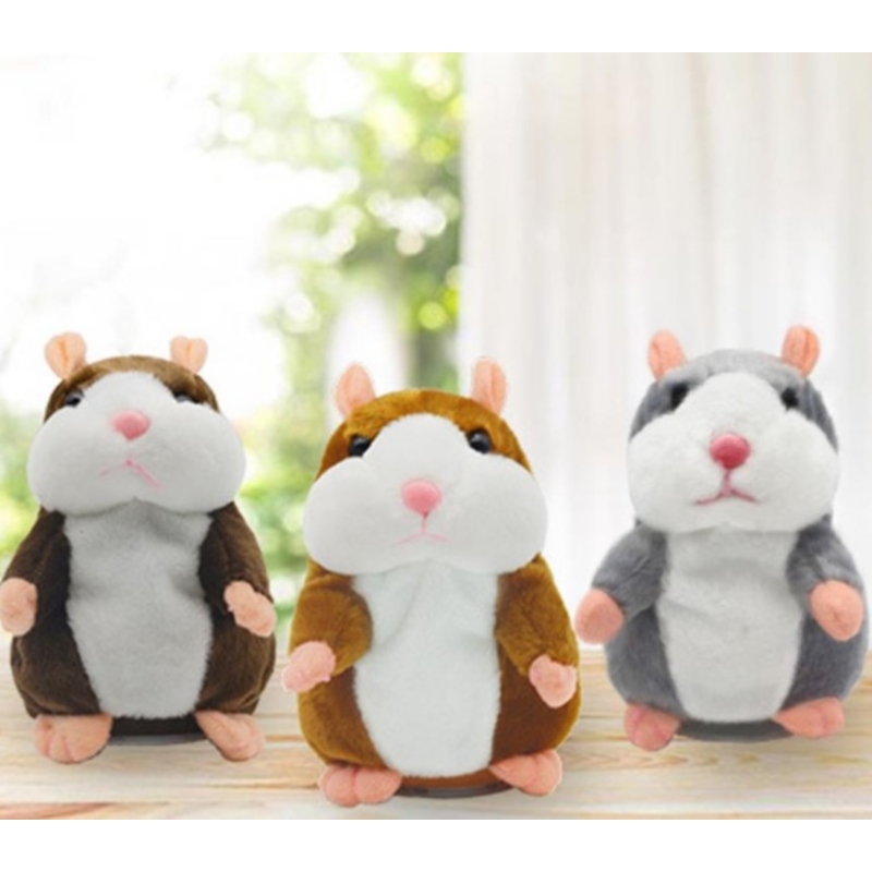 Foto 4 pulgar | Hámster De Peluche Parlante Que Repite Todas Las Conversaciones, 15 Cm, Para Niños - Venta Internacional.