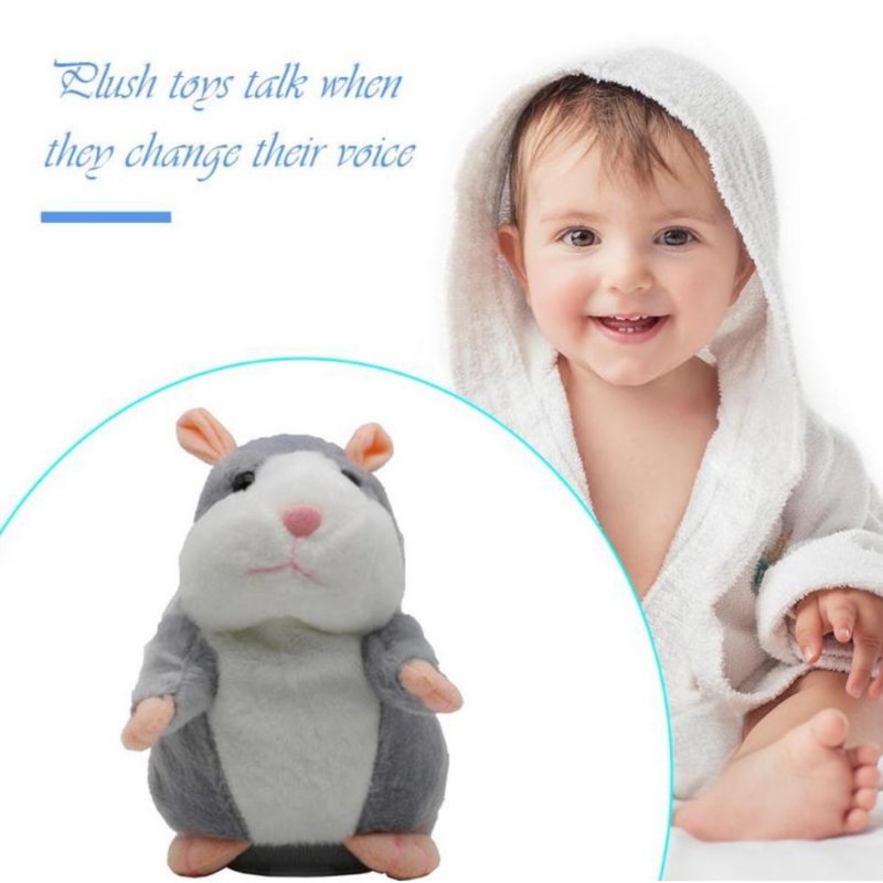 Foto 6 pulgar | Hámster De Peluche Parlante Que Repite Todas Las Conversaciones, 15 Cm, Para Niños - Venta Internacional.