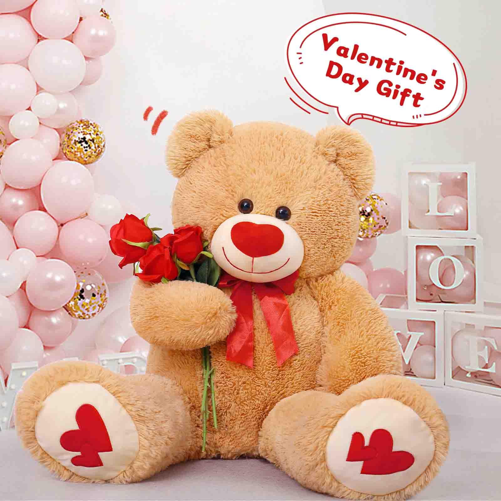 Foto 5 pulgar | Oso de Peluche Morismos Love Heart 90 Cm - Venta Internacional