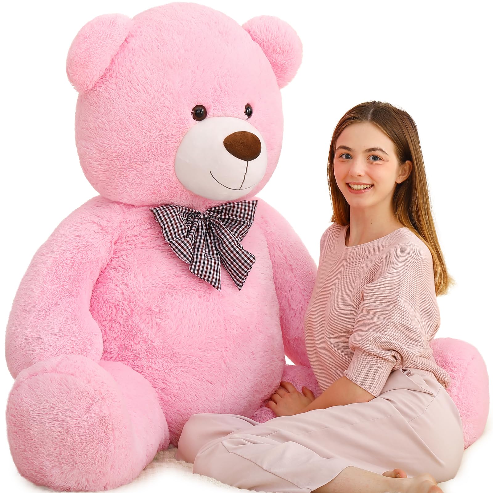 Foto 1 | Peluche Mao Golan, Oso De Peluche Gigante Rosa, 140 Cm, Tamaño Natural - Venta Internacional.