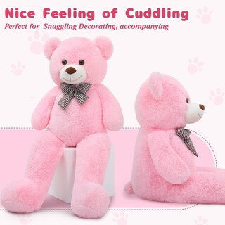 Foto 2 | Peluche Mao Golan, Oso De Peluche Gigante Rosa, 140 Cm, Tamaño Natural - Venta Internacional.