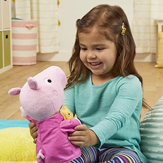 Foto 4 | Muñeca De Peluche Peppa Pig Peppa's Bedtime Lullabies Con Peluche De 28 Cm - Venta Internacional.