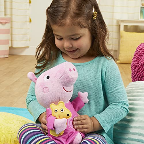 Foto 6 pulgar | Muñeca De Peluche Peppa Pig Peppa's Bedtime Lullabies Con Peluche De 28 Cm - Venta Internacional.