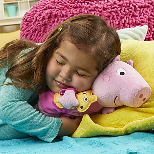 Foto 6 | Muñeca De Peluche Peppa Pig Peppa's Bedtime Lullabies Con Peluche De 28 Cm - Venta Internacional.