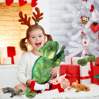 Foto 6 | Peluche Morismos Lizard Chameleon con 4 Bebés - Venta Internacional