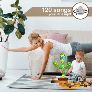 Foto 5 | Juguete Keculf Talking Dancing Cactus para Bebés 120 Canciones - Venta Internacional