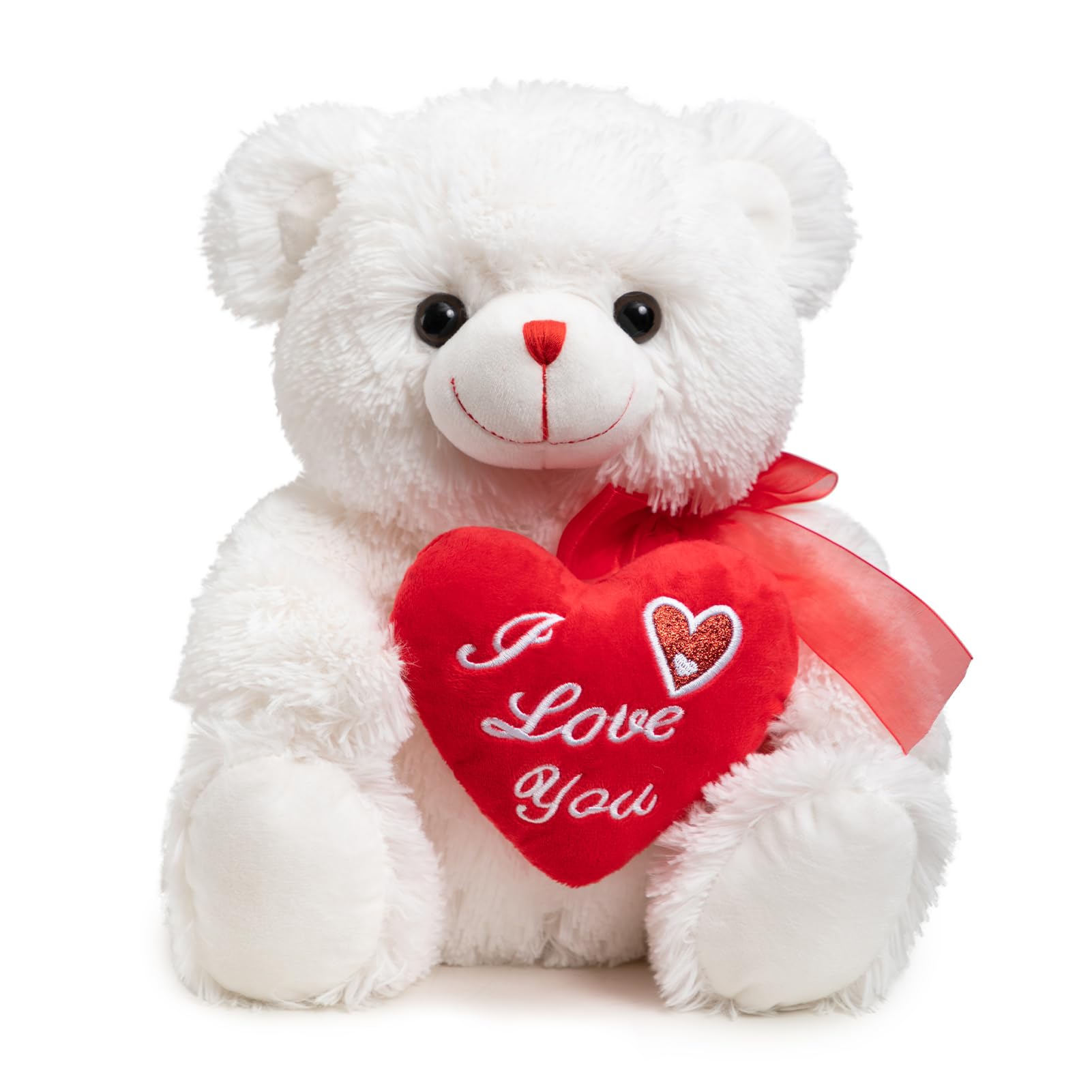 Foto 2 pulgar | Oso de Peluche Hollyhome 30 Cm Blanco - Venta Internacional