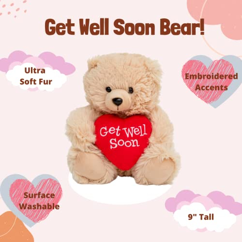 Foto 6 pulgar | Oso de Peluche Ganz 9 Get Well Soon 23 cm - Venta Internacional