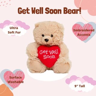 Foto 5 | Oso de Peluche Ganz 9 Get Well Soon 23 cm - Venta Internacional
